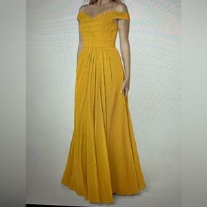 Azazie Audrianna Marigold Dress, Size A12